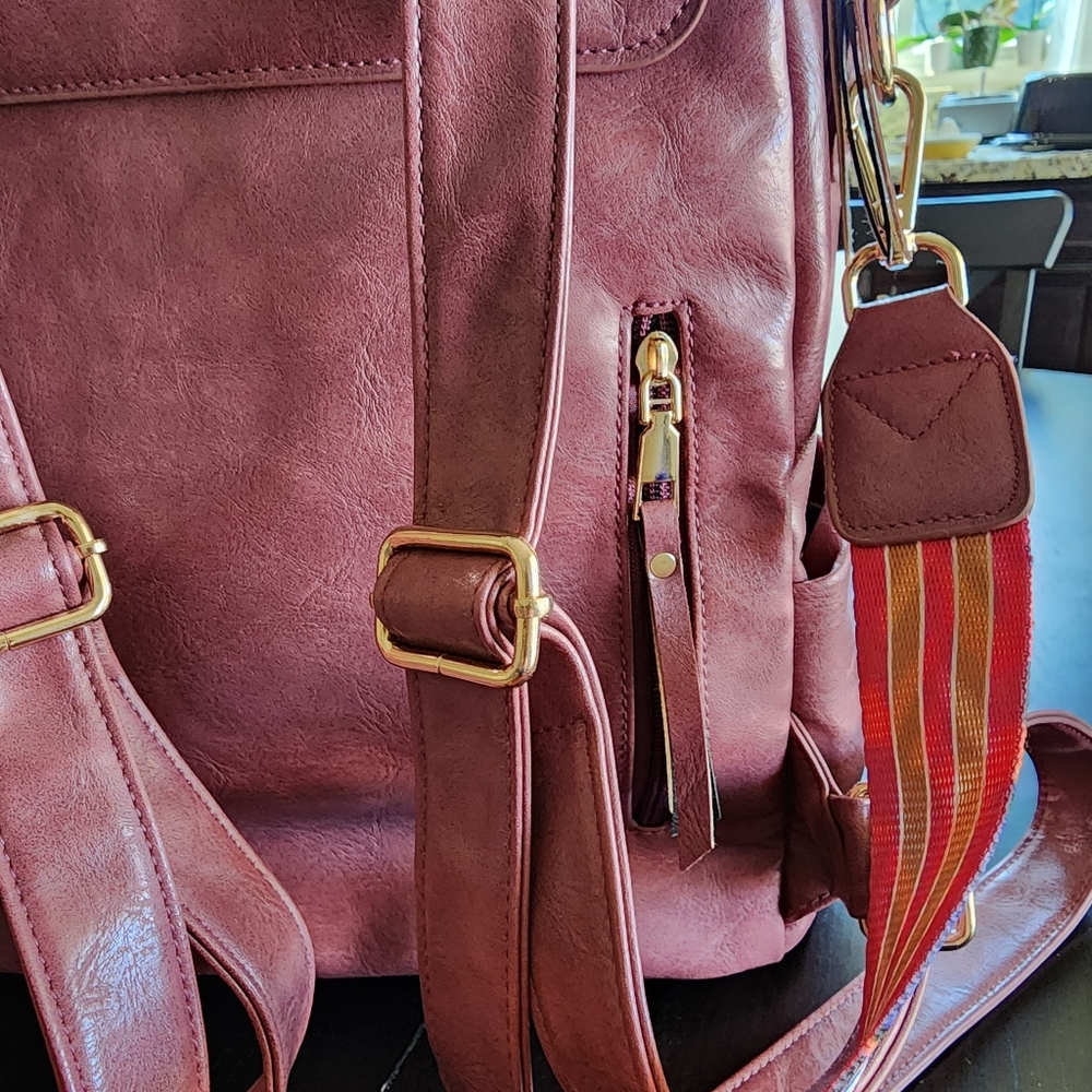 Rose Brielle Convertable Bag Backpack Handbag Dia… - image 3